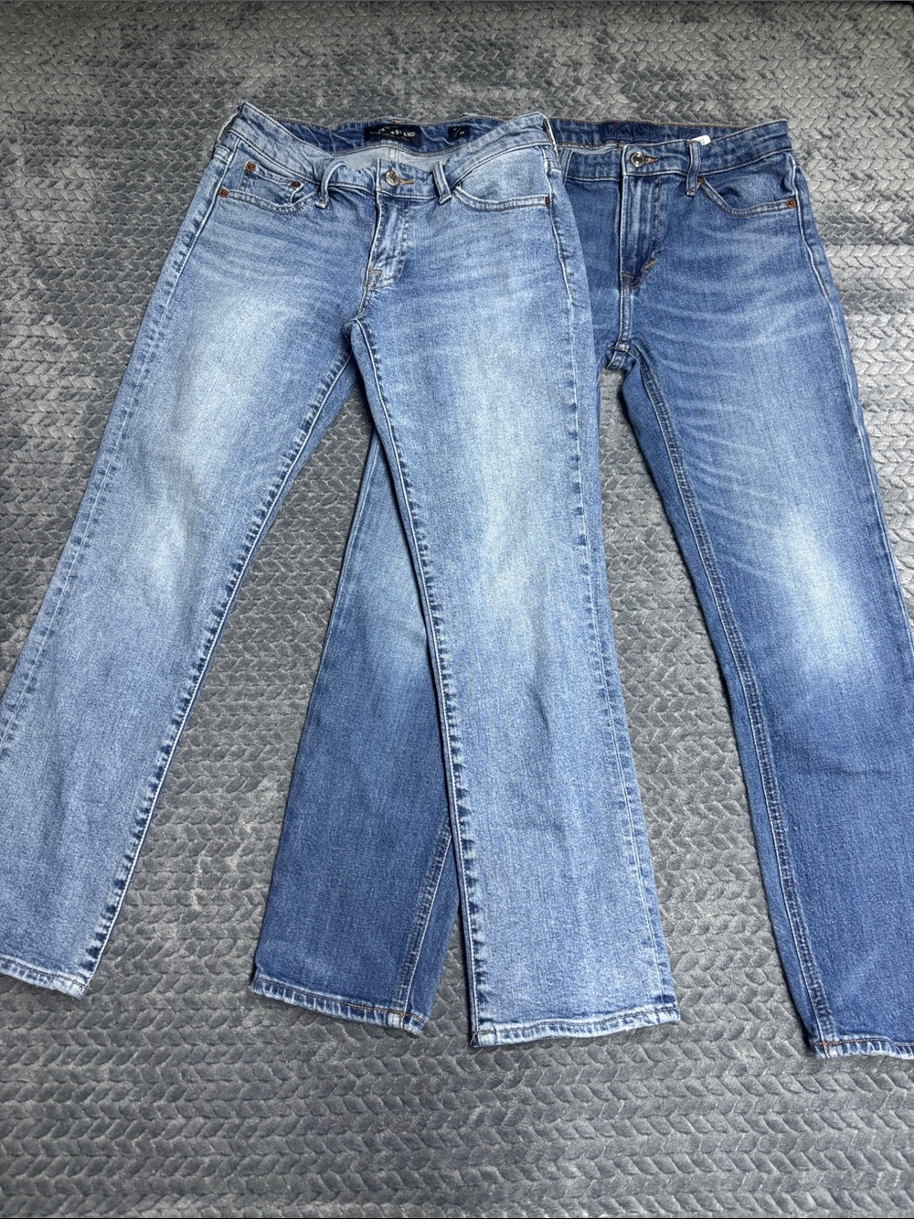 Lucky Brand Women’s Light & Medium Blue Denim Jeans Duo